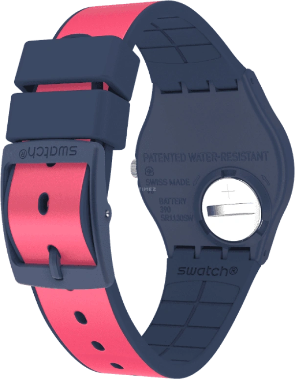 Swatch,Originals 34mm,34mm,Plastic,Pink,GN264
