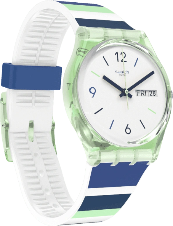 Swatch,Originals 34mm,34mm,Plastic,White,Open,GG711