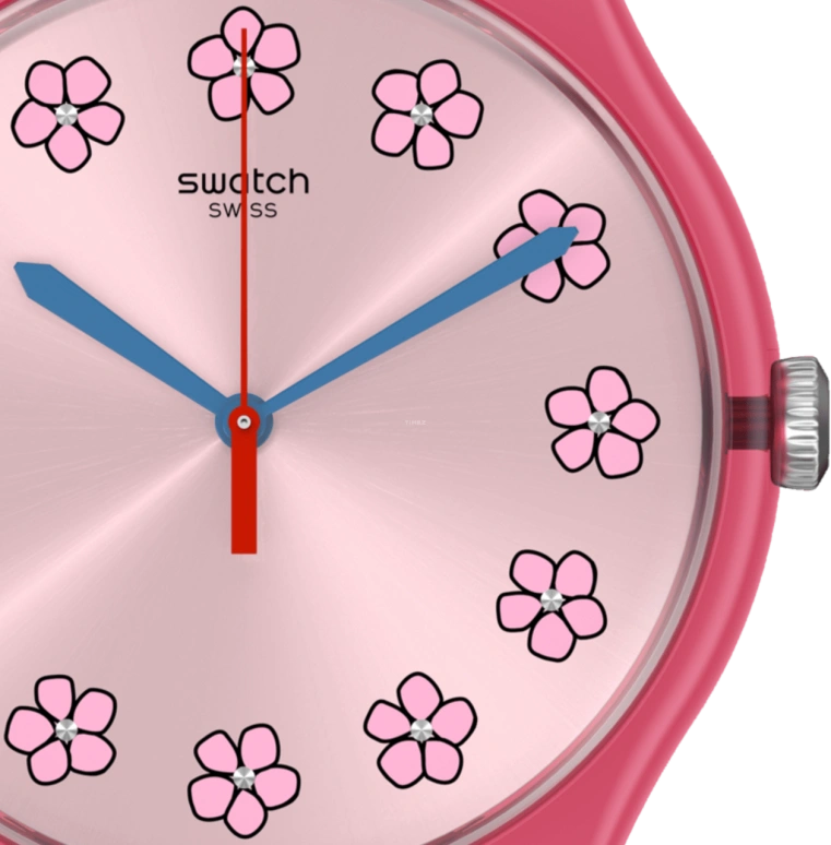 Swatch,Originals 41mm,41mm,Plastic,Pink,SUOP112