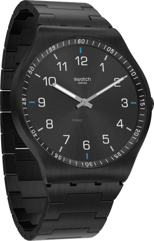 Swatch,SKIN ,Stainless Steel,Black,SS07B100G