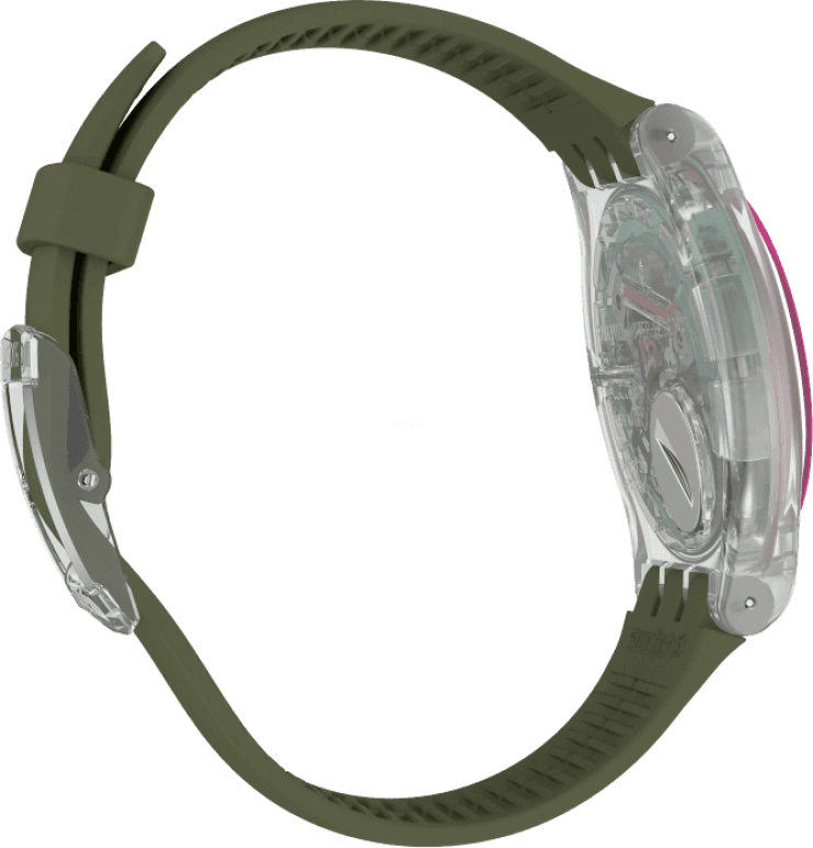 Swatch,Originals 41mm,41mm,Plastic,Pink,Quartz,Sapphire,Crystal Glass,Round,SUOK714