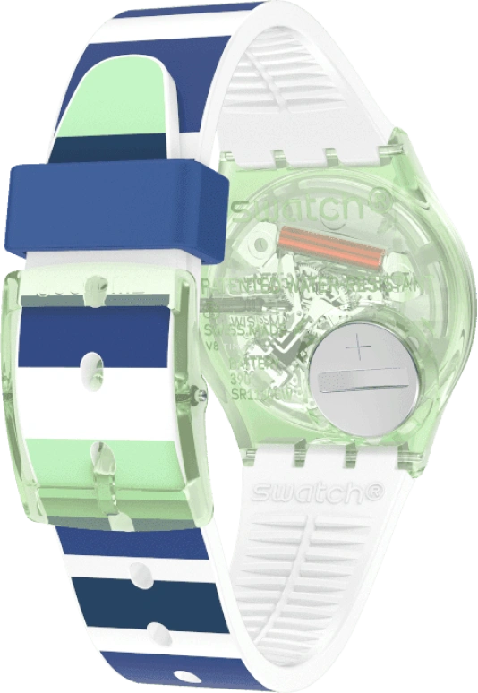 Swatch,Originals 34mm,34mm,Plastic,White,Open,GG711