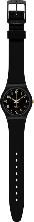 Swatch,Originals 34mm,34mm,Plastic,Black,Quartz,Round,GB274