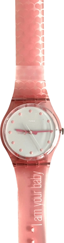 Swatch,Other 46.21mm,46.21mm,Aluminium,White,Quartz,Round,Pink,GP112