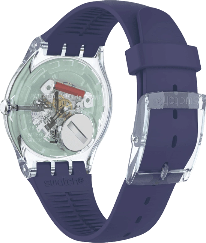 Swatch,Originals 41mm,41mm,Plastic,Purple,SUOK712