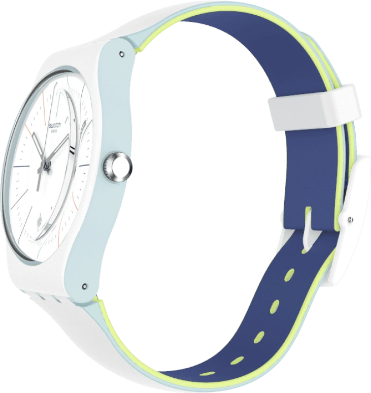 Swatch,Originals 41mm,41mm,Plastic,White,SUOS404