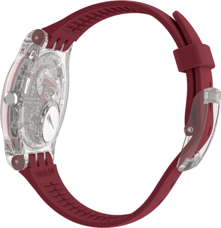 Swatch,Originals 41mm,41mm,Plastic,Pink,Sapphire,Crystal Glass,SUOK717
