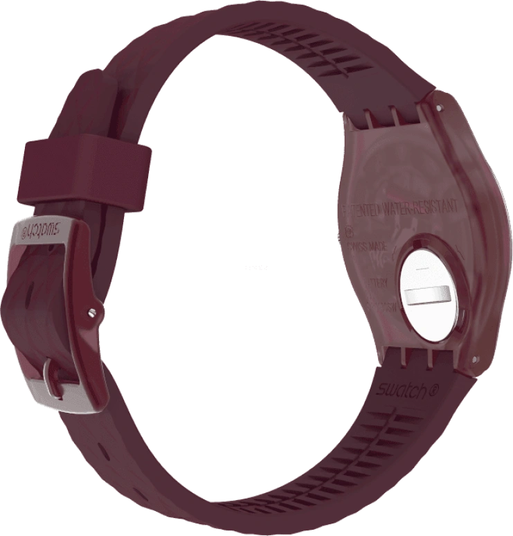 Swatch,Originals 34x39.20mm,34x39.20mm,Plastic,Red,GR184
