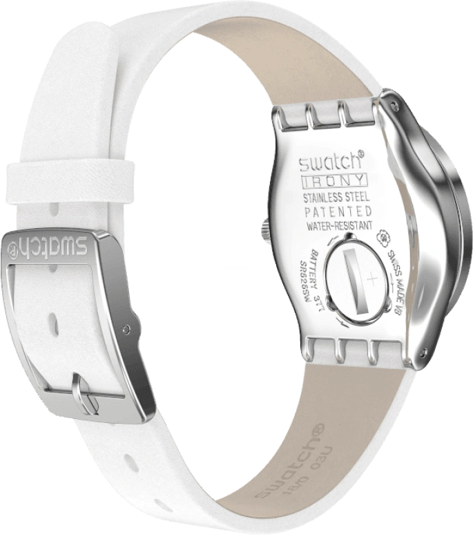 Swatch,IRONY 33mm,33mm,White,YLS217