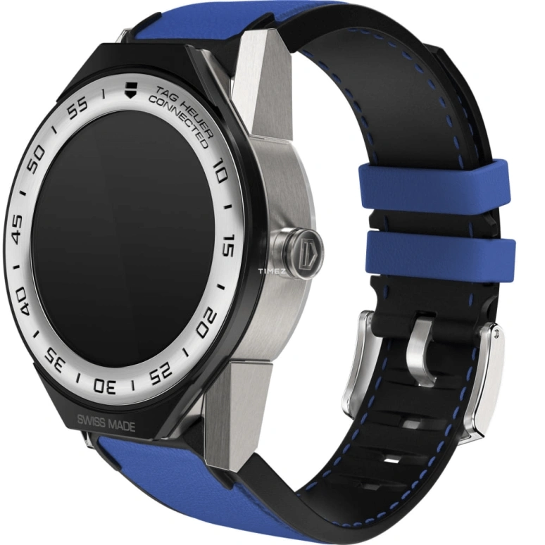 TAG Heuer,Connected Watch 41mm,41mm,Titanium,Black,Processor,Chronograph,Day,Smartwatch,GPS,Sapphire,Crystal Glass,Round,SBF818001,SBF818001.11FT8041