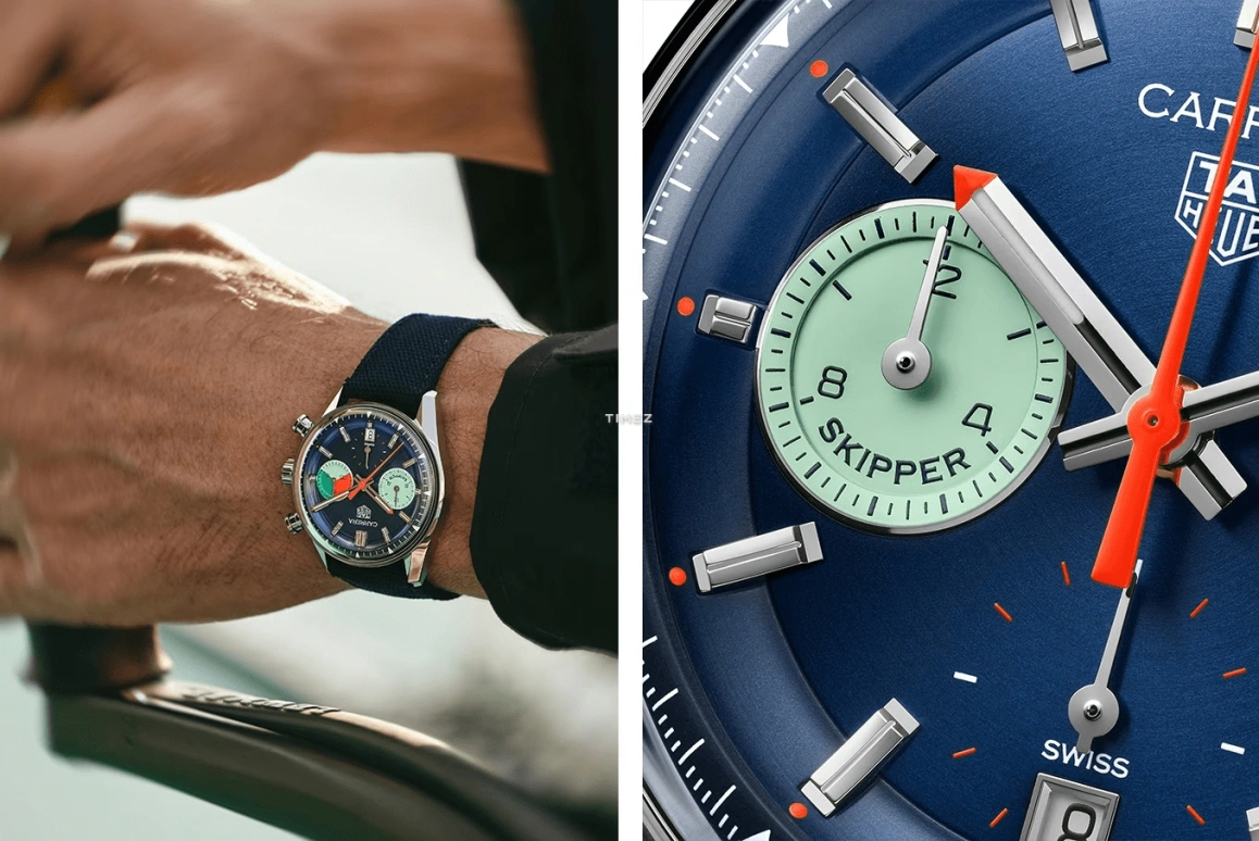TAG Heuer,Carrera 39mm,39mm,Stainless Steel,Blue,Automatic,Regatta Timer,Day,CBS2213,CBS2213.FN6002