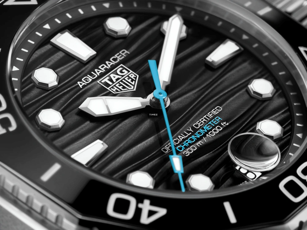 TAG Heuer,Aquaracer 42mm,42mm,Stainless Steel,Black,Automatic,Day,80hours,WBP5110,WBP5110.BA0013
