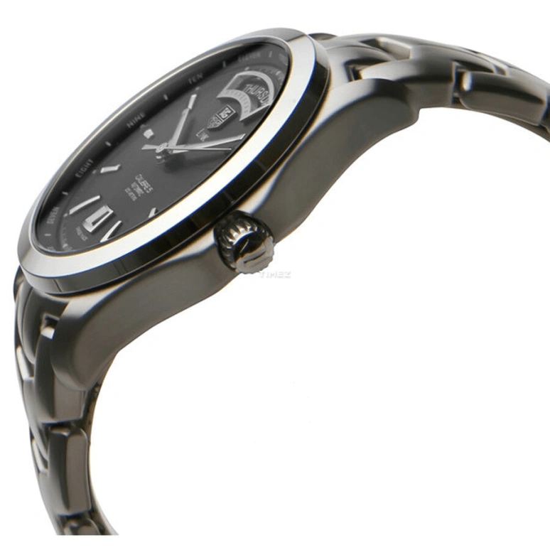 TAG Heuer,Link 42mm,42mm,Stainless Steel,Black,Automatic,Date,Day,WJF2010,WJF2010.BA0592