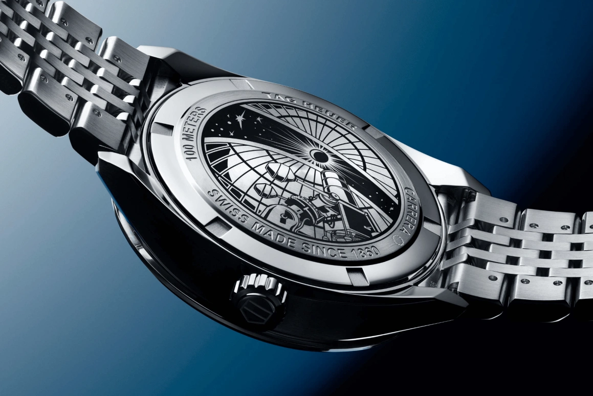 TAG Heuer,Carrera 39mm,39mm,Stainless Steel,Silver,Black,Automatic,Moonphase,50hours,WBX2110,WBX2110.BA0044