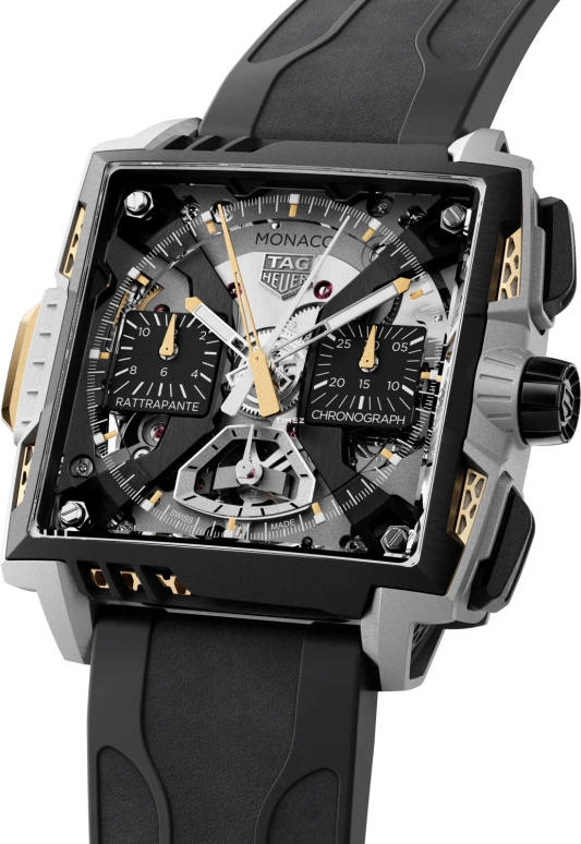 TAG Heuer,Monaco 39mm,39mm,Titanium,Grey,Black,Automatic,Chronograph,65hours,CBW218B,CBW218B.FT8124