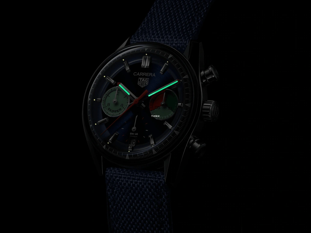 TAG Heuer,Carrera 39mm,39mm,Stainless Steel,Blue,Automatic,Regatta Timer,Day,CBS2213,CBS2213.FN6002