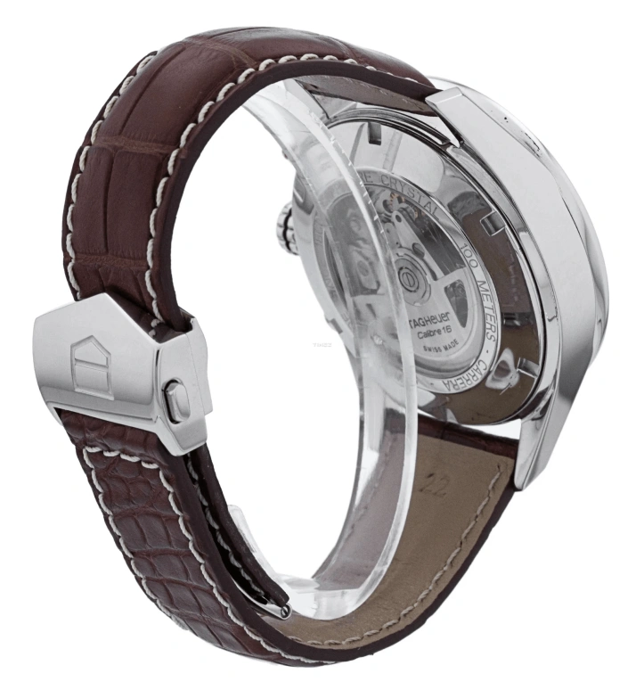 TAG Heuer,Carrera 43mm,43mm,Stainless Steel,White,Automatic,Chronograph,Date,Day,CV2A11,CV2A11.FC6236