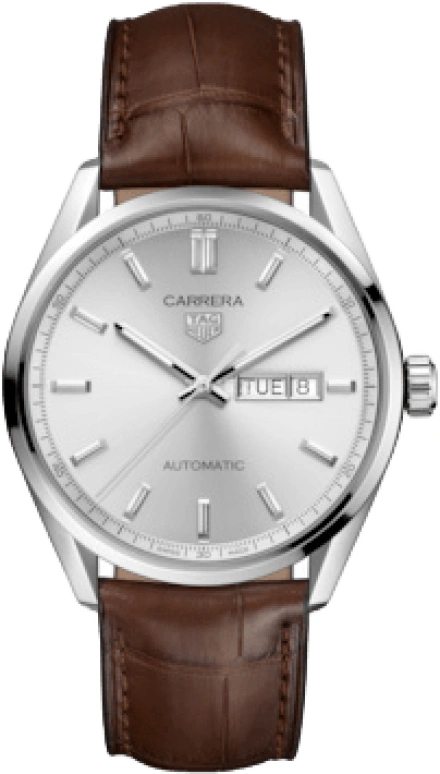 TAG Heuer,Carrera 39mm,39mm,Stainless Steel,Silver,Automatic,Date,Day,WBN2011,WBN2011.FC6484