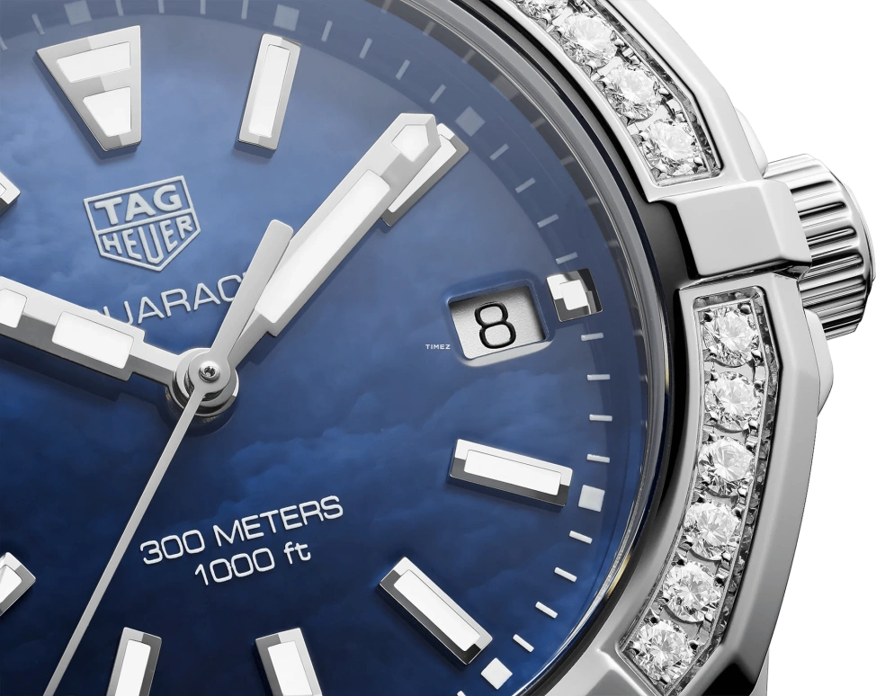 TAG Heuer,Aquaracer 35mm,35mm,Stainless Steel,Blue,Quartz,Day,Sapphire,Crystal Glass,WAY131N,WAY131N.BA0748