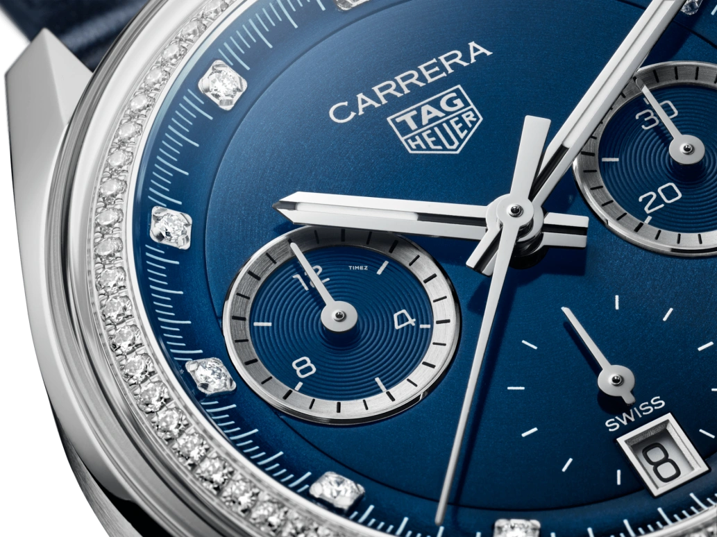 TAG Heuer,Carrera 39mm,39mm,Stainless Steel,Blue,Automatic,Chronograph,Day,CBS2214,CBS2214.FC6567