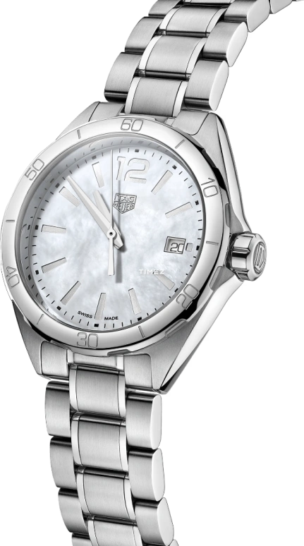 TAG Heuer,Formula 1 32mm,32mm,Stainless Steel,White,Quartz,Day,Sapphire,Crystal Glass,WBJ1418,WBJ1418.BA0664