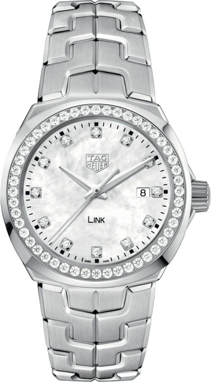 TAG Heuer,Link 32mm,32mm,Stainless Steel,White,Quartz,Date,Sapphire,WBC1316,WBC1316.BA0600
