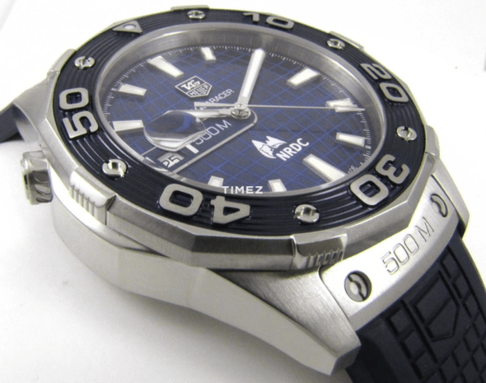 TAG Heuer,Aquaracer 43mm,43mm,Stainless Steel,Blue,Automatic,Day,42hours,WAJ2115,WAJ2115.FT6022