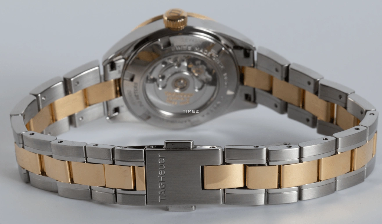 TAG Heuer,Carrera 27mm,27mm,Stainless Steel,White,Automatic,Day,In-house Caliber,WV2450,WV2450.BD0797