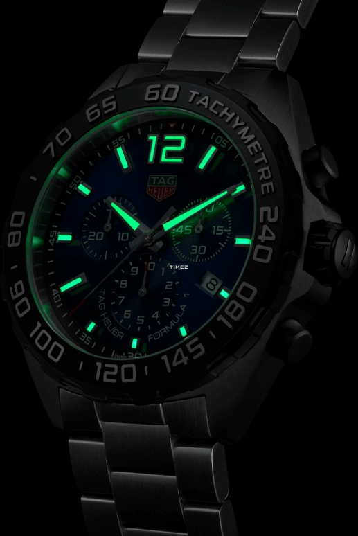 TAG Heuer,Formula 1 43mm,43mm,Stainless Steel,Blue,Quartz,Chronograph,Day,CAZ101AV,CAZ101AV.BA0842