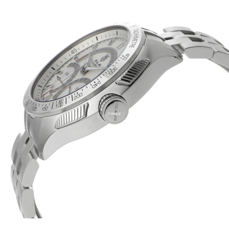 TAG Heuer,Mercedes Benz SLR 47mm,47mm,Stainless Steel,Silver White,Quartz,Chronograph,Perpetual Calendar,Flyback,CAG7011,CAG7011.BA0254
