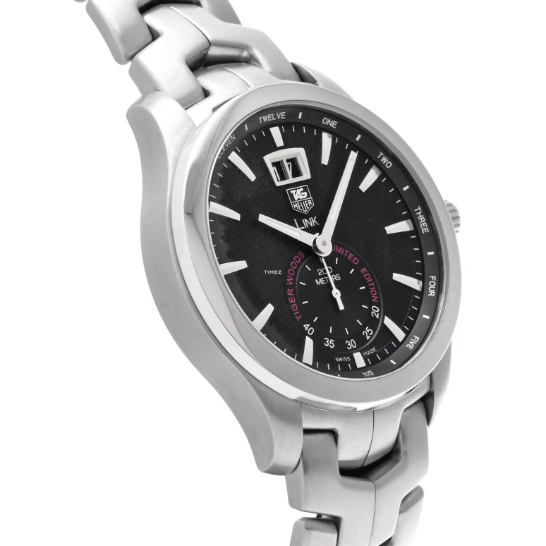 TAG Heuer,Link 42mm,42mm,Stainless Steel,Black,Quartz,Big Date,26280hours,WJF1010,WJF1010.BA0592