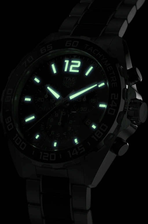 TAG Heuer,Formula 1 43mm,43mm,Ceramic,Stainless Steel,Black,Quartz,Chronograph,Date,CAZ1011,CAZ1011.BA0843