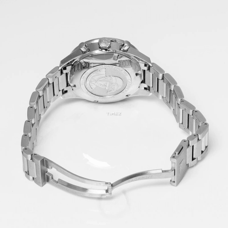 TAG Heuer,Carrera 41mm,41mm,Stainless Steel,Black,Automatic,Chronograph,Day,CV201AM,CV201AM.BA0723