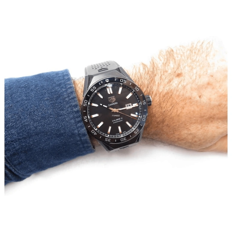 TAG Heuer,Carrera 46mm,46mm,Titanium,Black,Automatic,Day,42hours,AWBF2A80