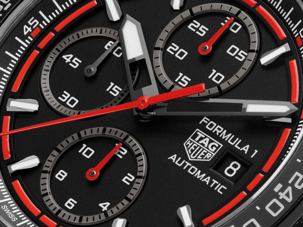 TAG Heuer,Formula 1 44mm,44mm,Titanium,Black,Automatic,Chronograph,Day,CBZ2082,CBZ2082.FT8096