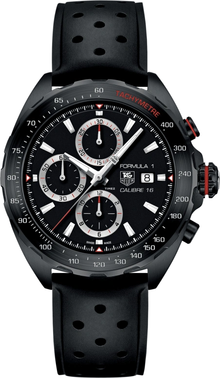 TAG Heuer,Formula 1 44mm,44mm,Stainless Steel,Black,Automatic,Chronograph,Day,CAZ2011,CAZ2011.FT8024