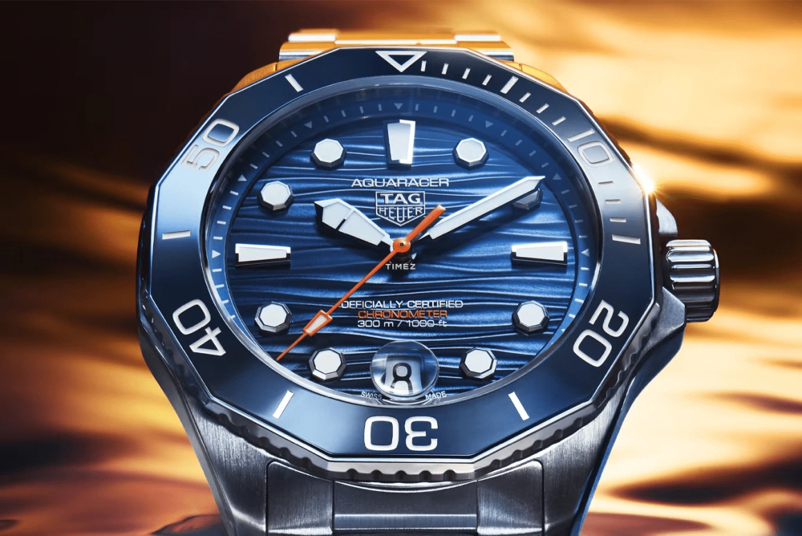 TAG Heuer,Aquaracer 42mm,42mm,Stainless Steel,Blue,Automatic,Day,80hours,WBP5111,WBP5111.BA0013