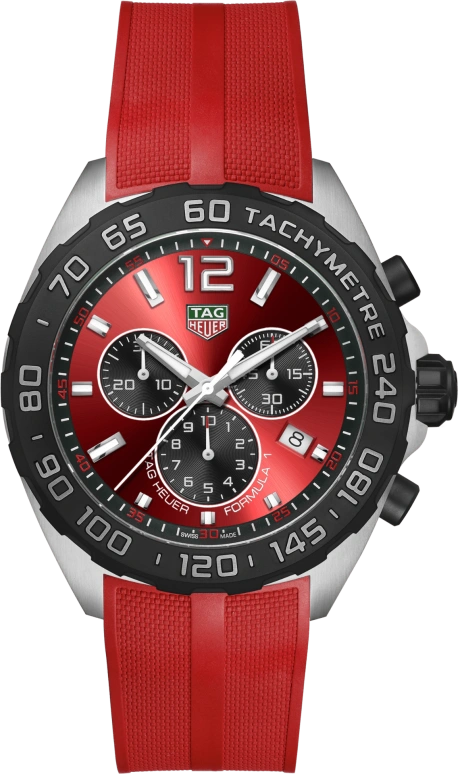 TAG Heuer,Formula 1 43mm,43mm,Stainless Steel,White,Red,Sapphire,Crystal Glass,Faceting,Setting,CAZ101AN,CAZ101AN.FT8055