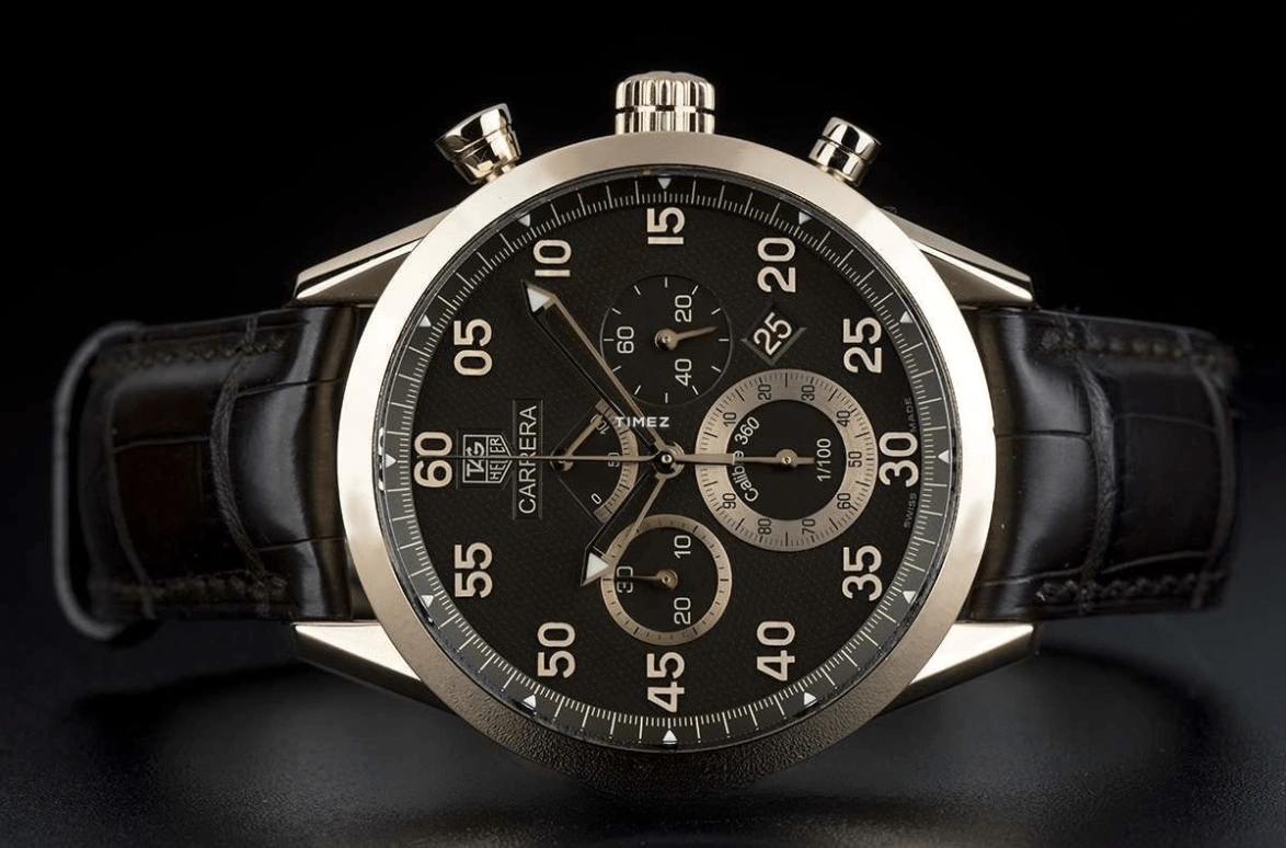 TAG Heuer,Carrera 41mm,41mm,Rose Gold,Black,Automatic,Chronograph,Day,CV5041,CV5041.FC8164