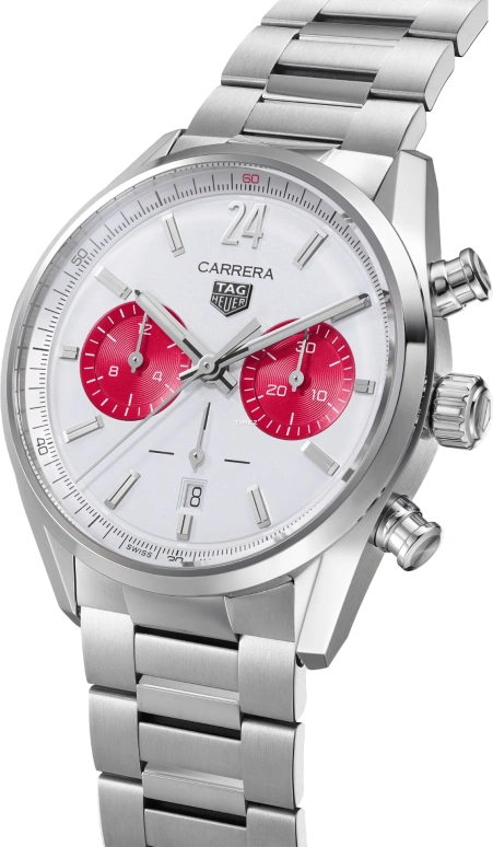 TAG Heuer,Carrera 42mm,42mm,Stainless Steel,Silver,Automatic,Chronograph,Day,CBN201M,CBN201M.EA0016