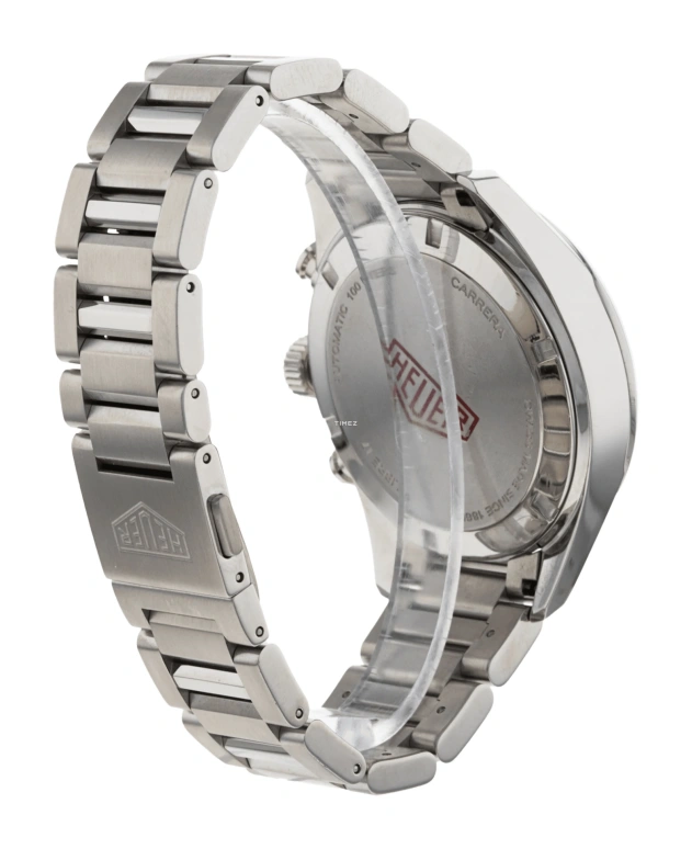 TAG Heuer,Carrera 41mm,41mm,Stainless Steel,Silver,Black,Automatic,Chronograph,Day,CV211E,CV211E.BA0739