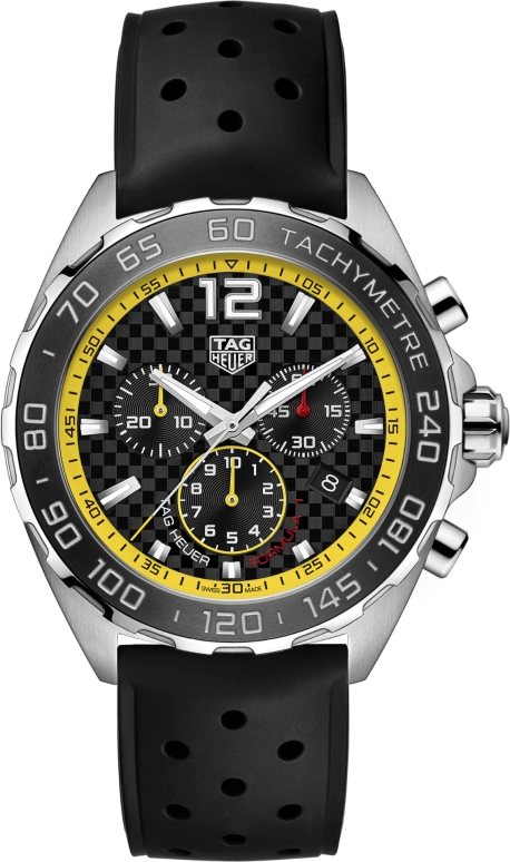 TAG Heuer,Formula 1 43mm,43mm,Stainless Steel,Black,Sapphire,Crystal Glass,Closed,CAZ101AC,CAZ101AC.FT8024