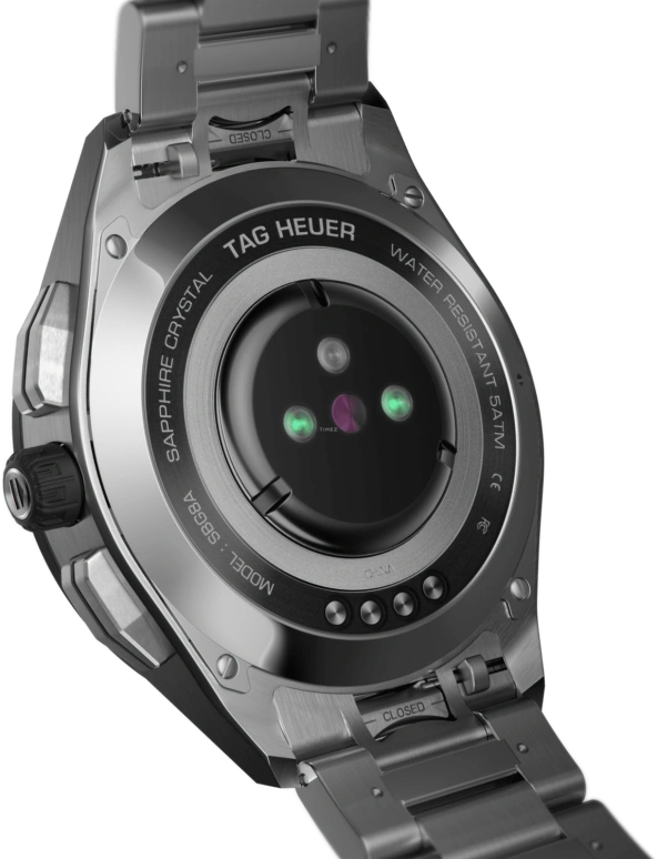 TAG Heuer,Connected Watch 45mm,45mm,Ceramic,Stainless Steel,Multi-Color,Processor,Chronograph,Day,SBG8A10,SBG8A10.BA0646