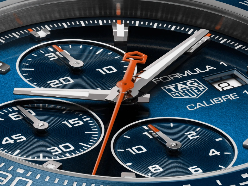TAG Heuer,Formula 1 44mm,44mm,Stainless Steel,Blue,Automatic,Chronograph,Day,CAZ201G,CAZ201G.BA0876