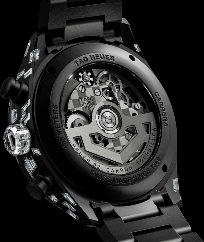 TAG Heuer,Carrera 44mm,44mm,Aluminium,Black,Automatic,Chronograph,Tourbillon,CBN5A91,CBN5A91.BZ0000