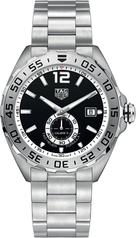TAG Heuer,Formula 1 43mm,43mm,Stainless Steel,Black,Automatic,Chronograph,Date,WAZ2012,WAZ2012.BA0842