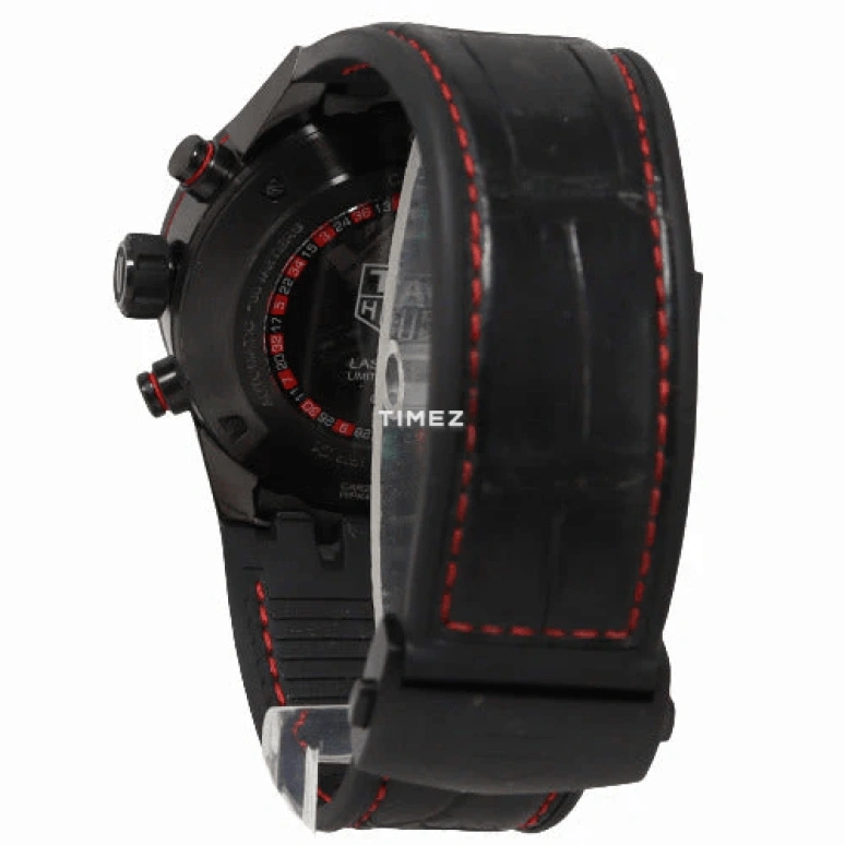 TAG Heuer,Carrera 45mm,45mm,Stainless Steel,Black,Automatic,Chronograph,Day,CAR2A1G,CAR2A1G.FC6400