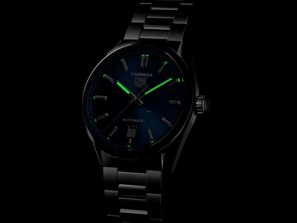 TAG Heuer,Carrera 39mm,39mm,Stainless Steel,Blue,Automatic,Chronograph,Date,WBN2112,WBN2112.BA0639