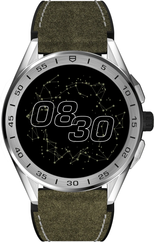 TAG Heuer,Connected Watch 45mm,45mm,Ceramic,Stainless Steel,Multi-Color,Processor,Chronograph,Day,SBG8A12,SBG8A12.BT6239
