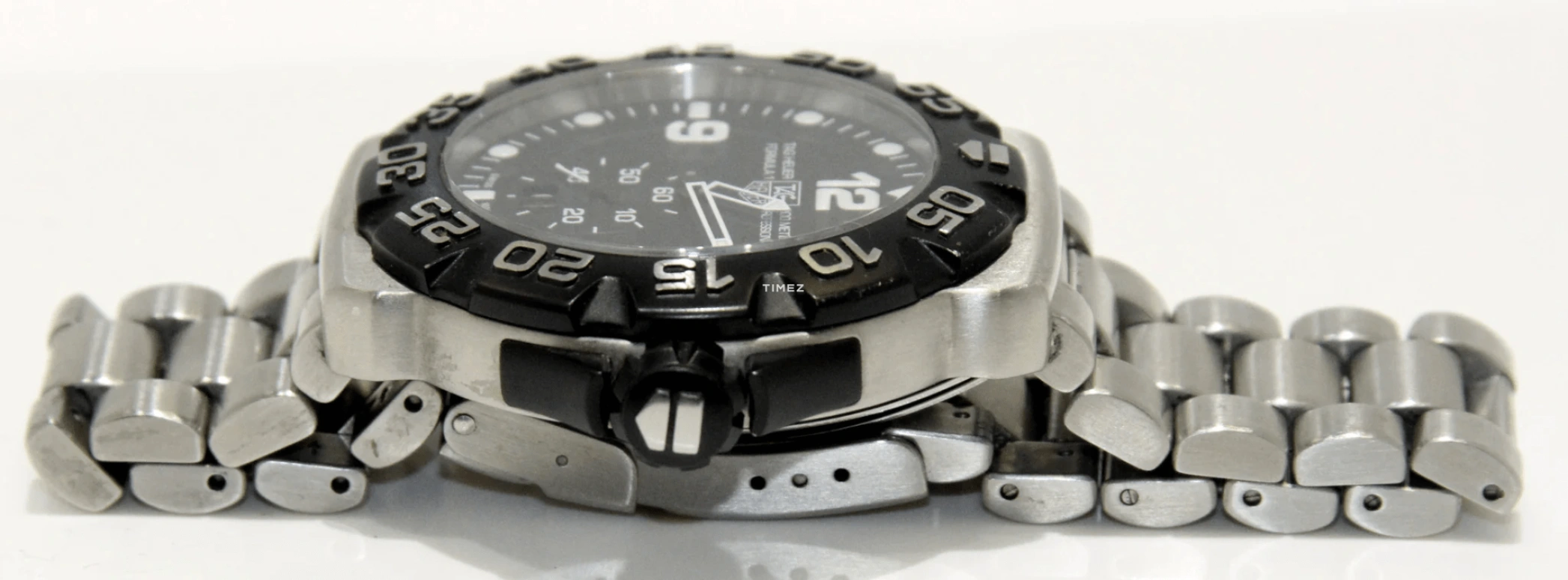 TAG Heuer,Formula 1 44mm,44mm,Stainless Steel,Black,Quartz,Day,Sapphire,WAH1010,WAH1010.BA0860